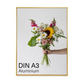 PUCHIKA 铝合金窄边相框 A3尺寸 金色